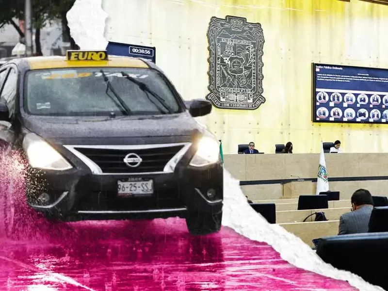 Aprueban comisiones del Congreso aumentar a diez años antigüedad de unidades de taxis en Puebla 