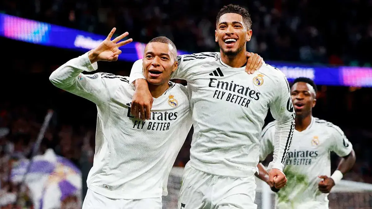 Kylian Mbappé anota Hat-Trick en triunfo del Real Madrid sobre Manchester City en Champions League