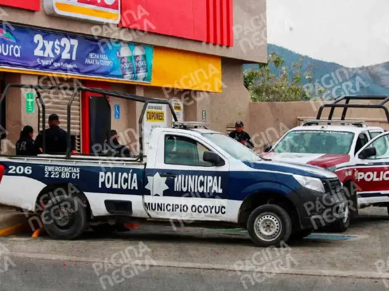 Indigente murió afuera de una tienda Oxxo en Ocoyucan, Puebla