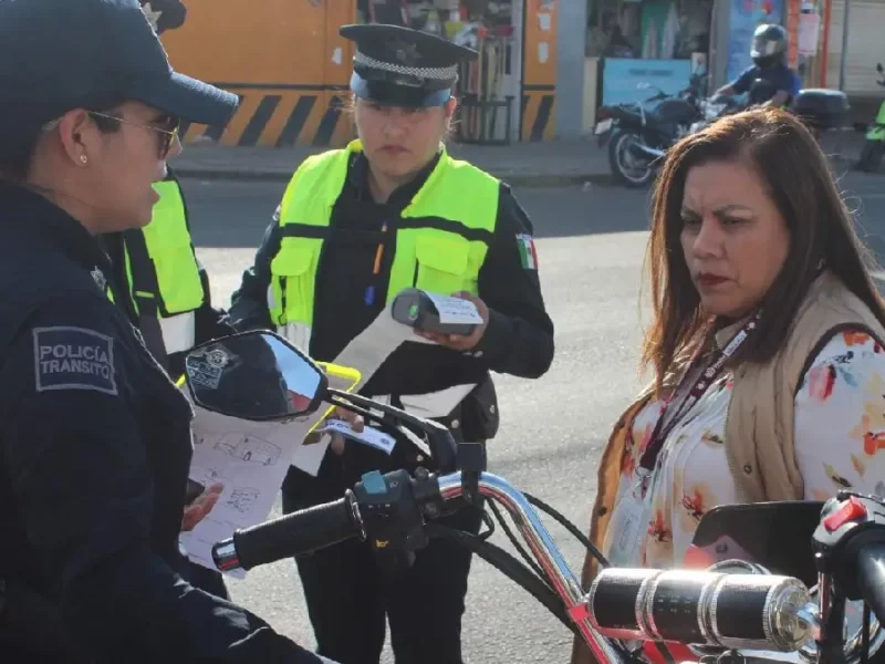 Realiza Contraloría Municipal vigilancia en operativo “Moto Segura”