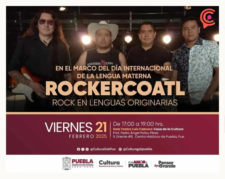 Habrá concierto de rock en náhuatl en Puebla por Día Internacional de la Lengua Materna