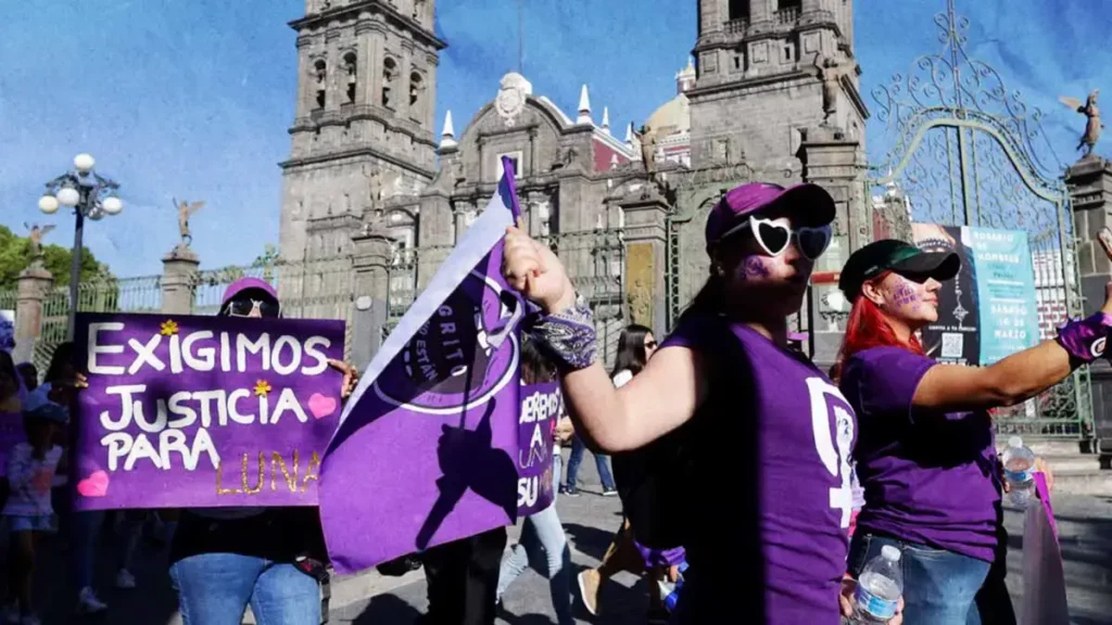 Marchas que habrá el 8M en Puebla este 2025; colectivos, horarios y trayectos