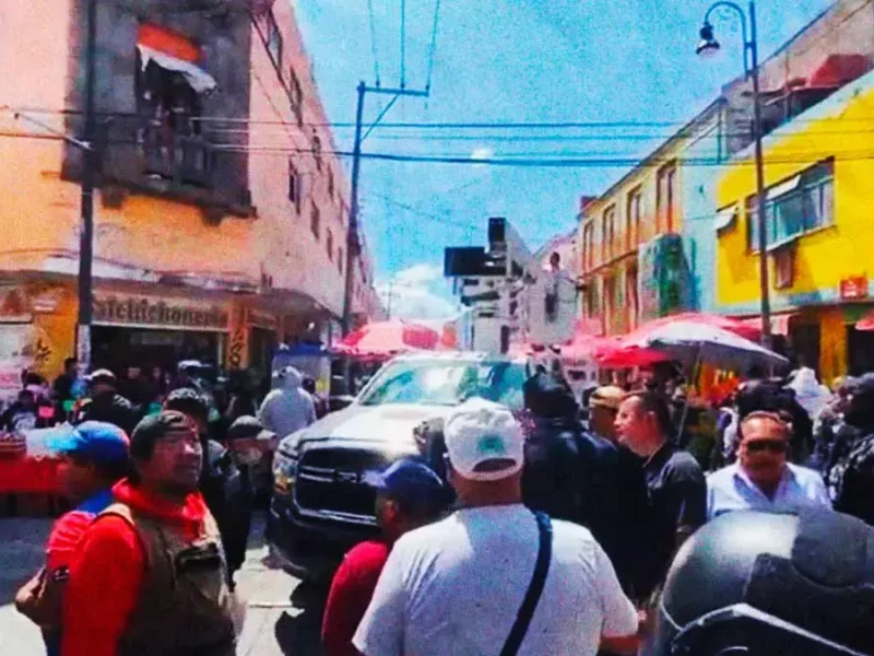 Desactivan cámaras ilegales colocadas por ambulantes en el Centro Histórico de Puebla  