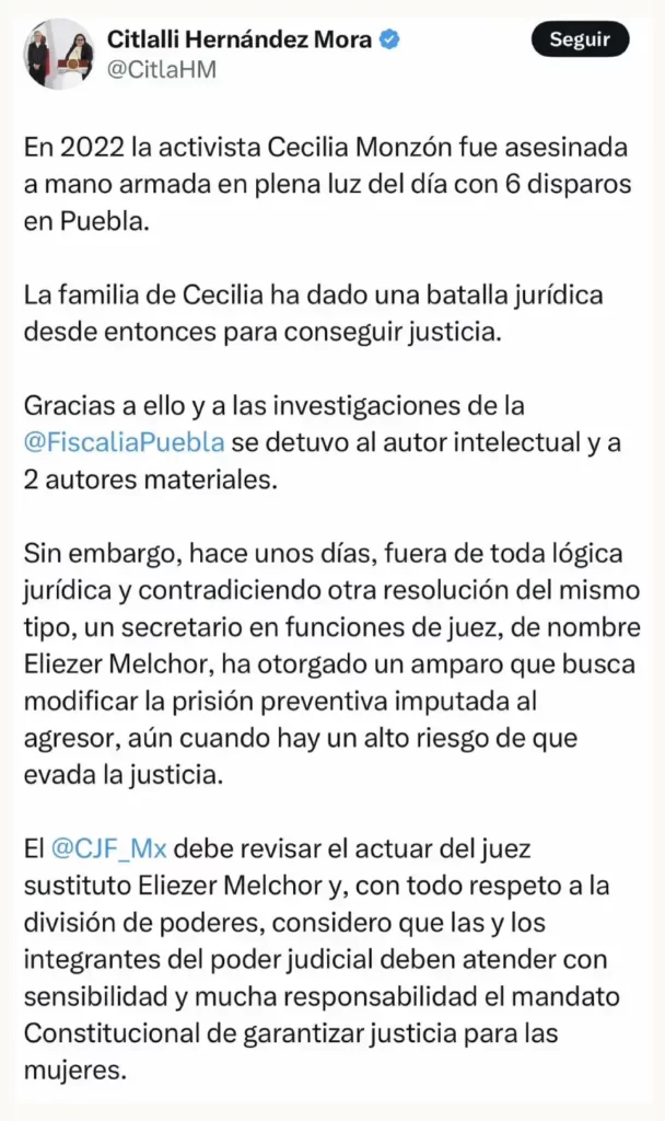 Federación encarga al Consejo de la Judicatura investigar al juez que amparó a Javier López Zavala