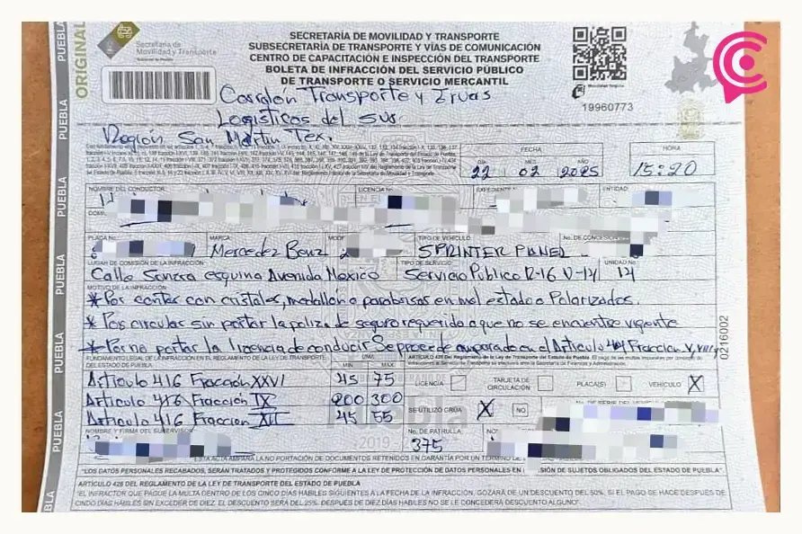 Conductor y cobrador de Ruta 16 hostigan y amedrentan a niño en Tlahuapan, Puebla
