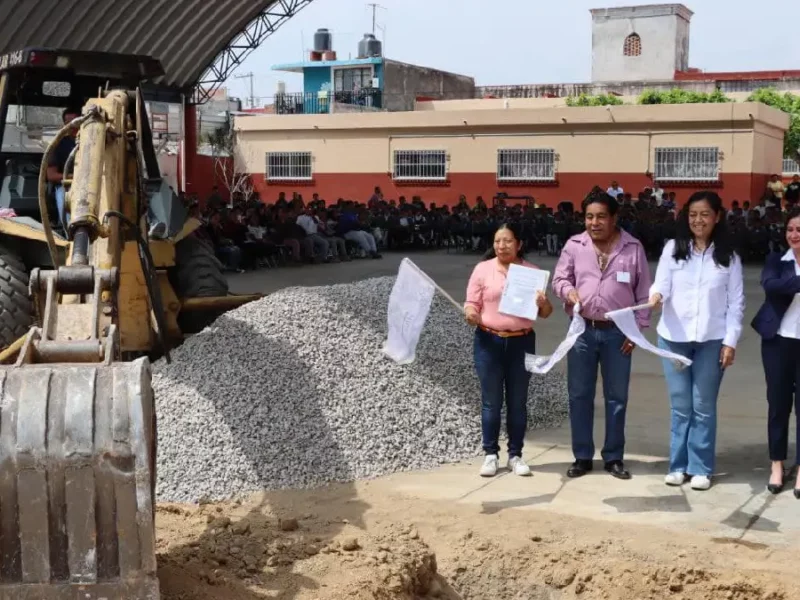Ariadna Ayala impulsa la construcción de otro comedor escolar en Atlixco