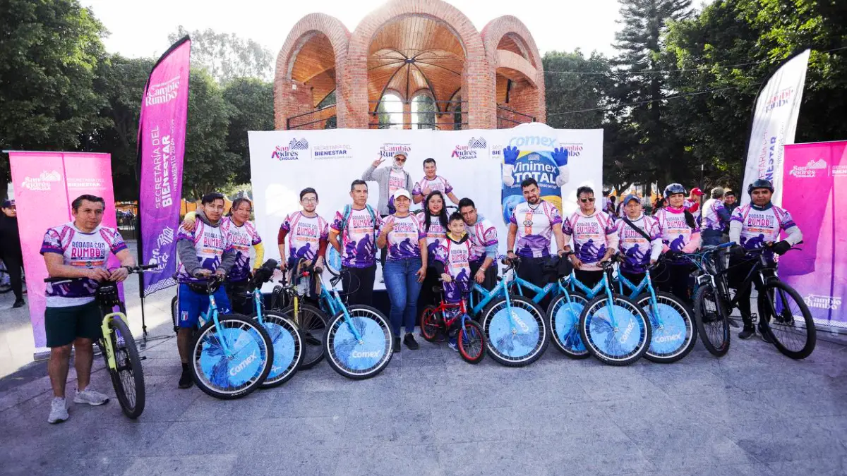 A favor del deporte la UDLAP se suma al Ayuntamiento de San Andrés Cholula en la Rodada con Rumbo