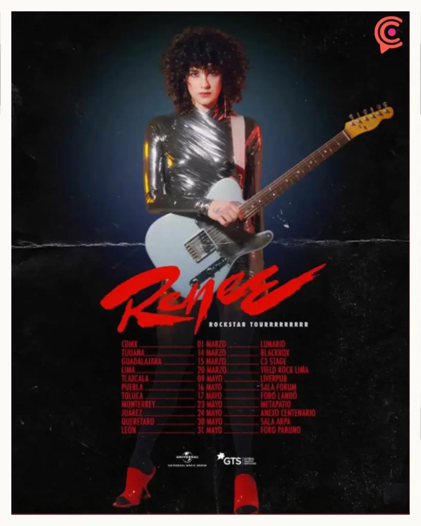 Renee confirma concierto en Puebla, llegará como parte de su gira “Rockstar Tour”
