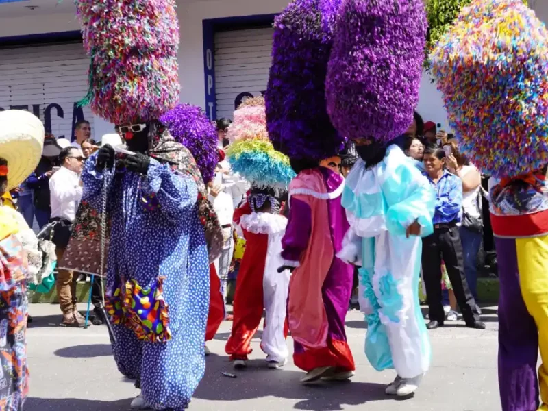 El Ayuntamiento de San Martín Texmelucan realiza el Desfile de Carnaval "Suma Tradiciones" 2025