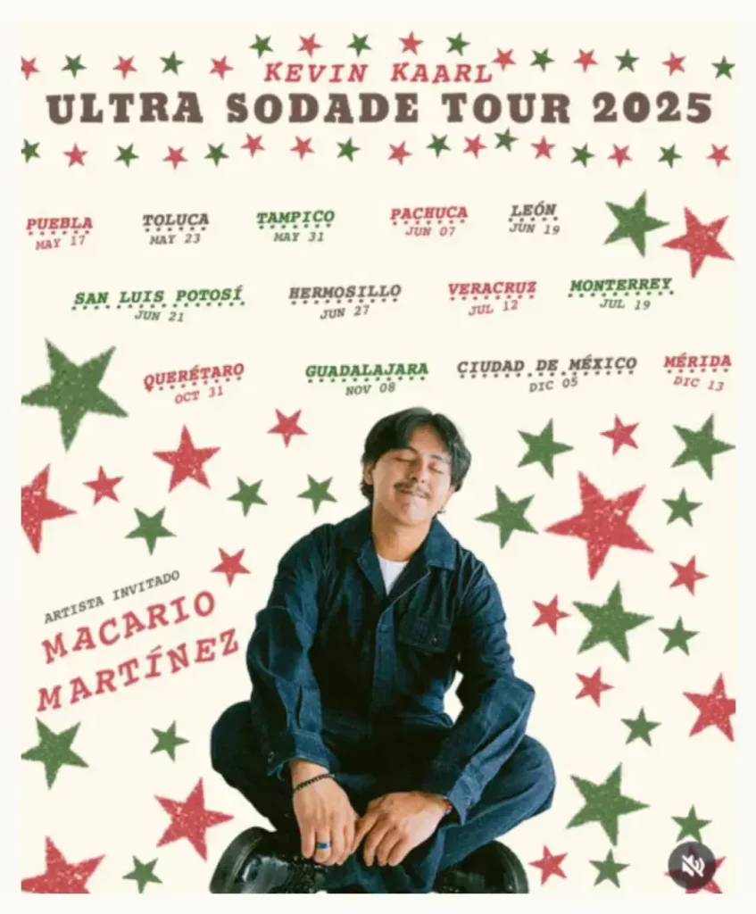 Kevin Kaarl ofrecerá concierto en Puebla con Macario Martínez como invitado especial  