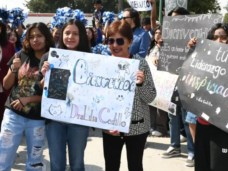 Reconoce Rectora Lilia Cedillo consolidación de la Preparatoria Alfonso Calderón Moreno