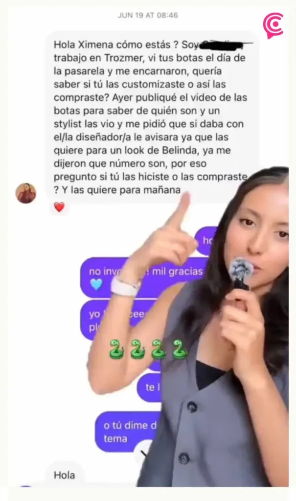 Estudiante de diseño de Trozmer Puebla acusa a Belinda por plagiarle look de Premios Lo Nuestro