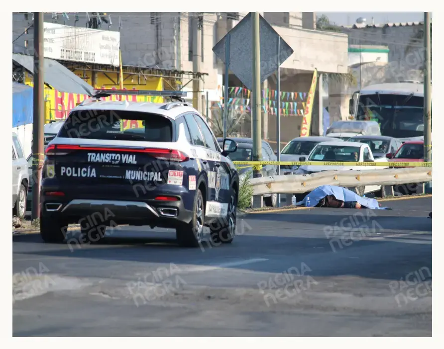 Patrulla de Edomex atropelló y mató a mujer en Vía Corta a Santa Ana, Puebla 