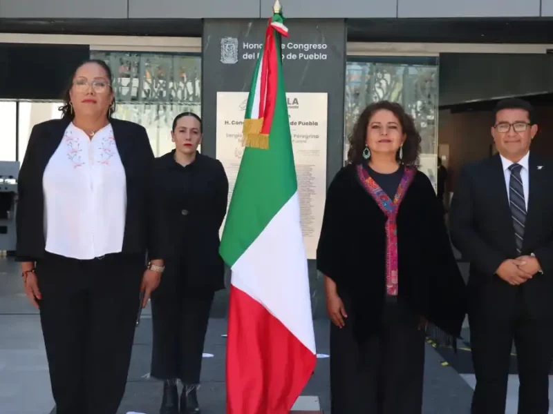 Conmemora Congreso del Estado el Día de la Bandera