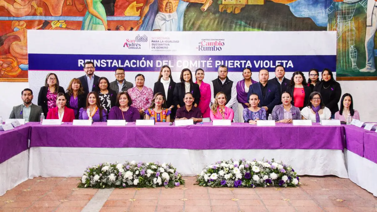 Protección y apoyo a mujeres en San Andrés Cholula con Puerta Violeta