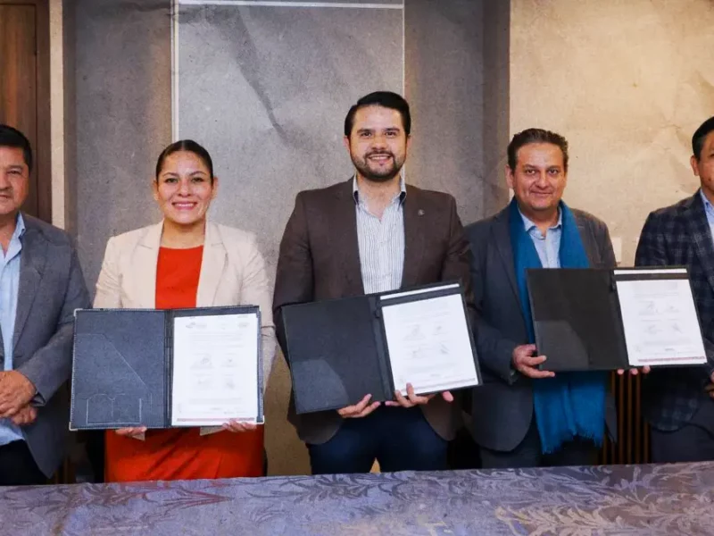 Gobierno de San Andrés Cholula y CANACINTRA firman convenio para fortalecer el crecimiento económico y la inversión local