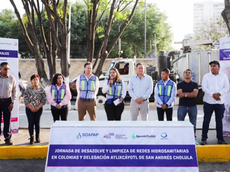 Refuerza San Andrés Cholula el mantenimiento hidrosanitario