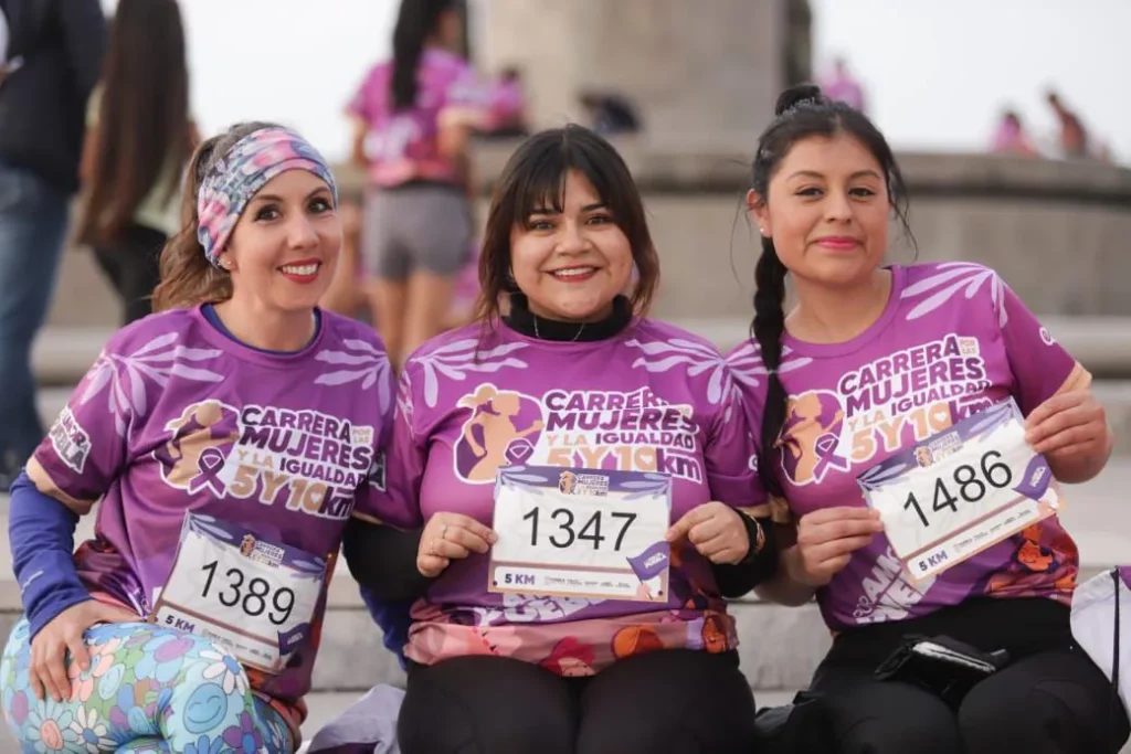 Mujeres corredoras. 