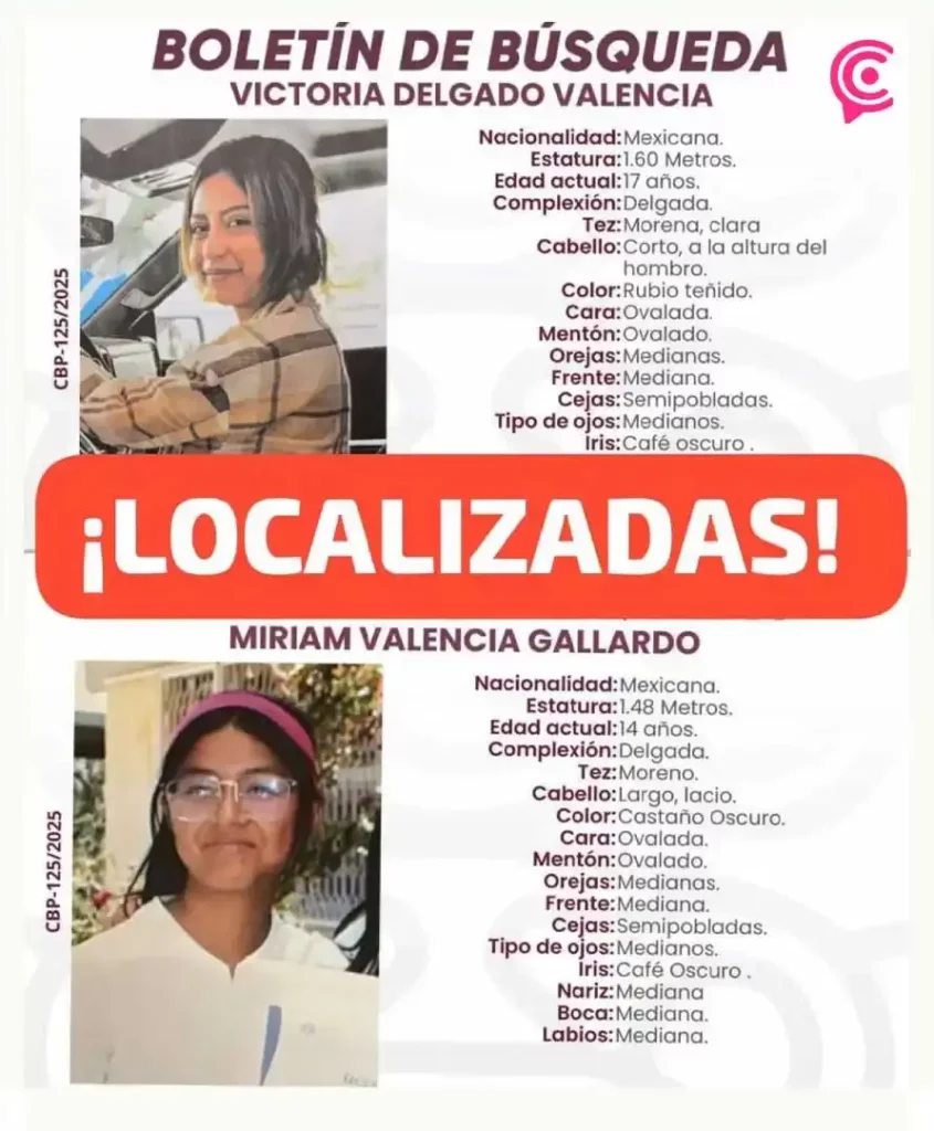 Adolescentes desaparecidas en Ahuatempa, Puebla, son localizadas con vida