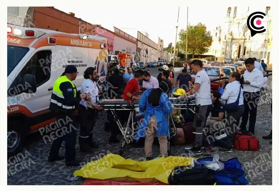 Personas se intoxican con monóxido de carbono en hotel del Barrio del Alto en Puebla