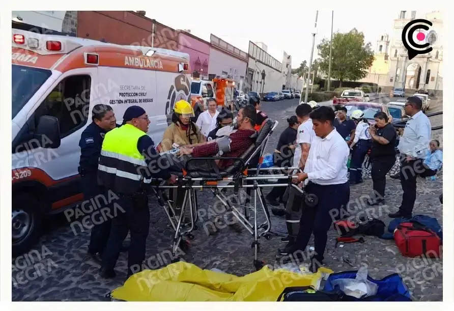 Personas se intoxican con monóxido de carbono en hotel del Barrio del Alto en Puebla