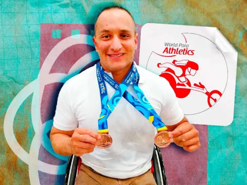 Poblano José Alan Frías se prepara para el Campeonato Mundial de Para-Atletismo 2025