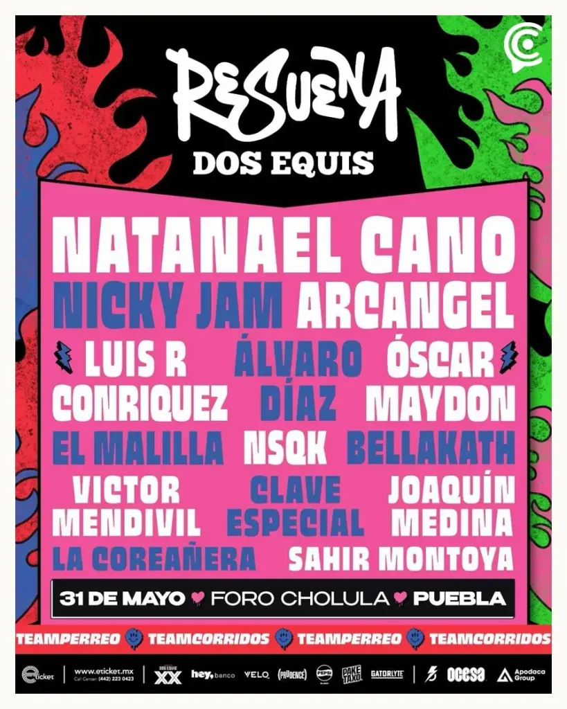 Llega a Puebla el primer festival Resuena Dos Equis; esta es la cartelera