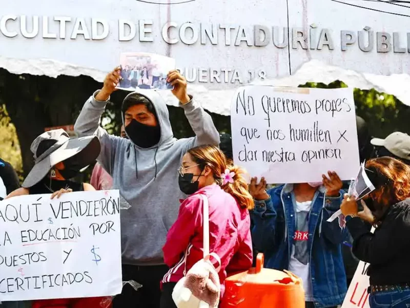 Estudiantes de Contaduría BUAP levantan paro este 4 de marzo 2025; rectora recibe pliego petitorio 