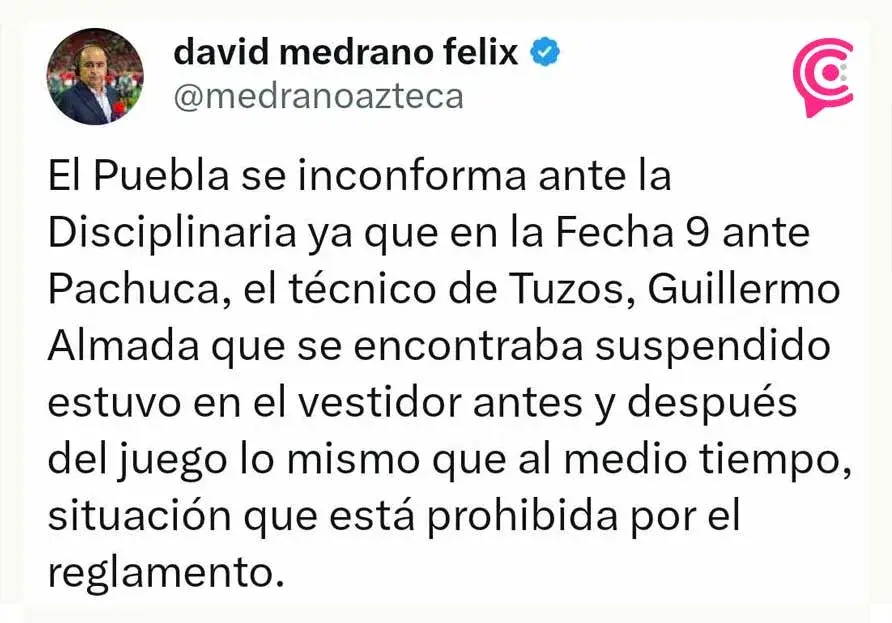 Club Puebla reclama alineación indebida en el juego ante Pachuca del Clausura 2025  