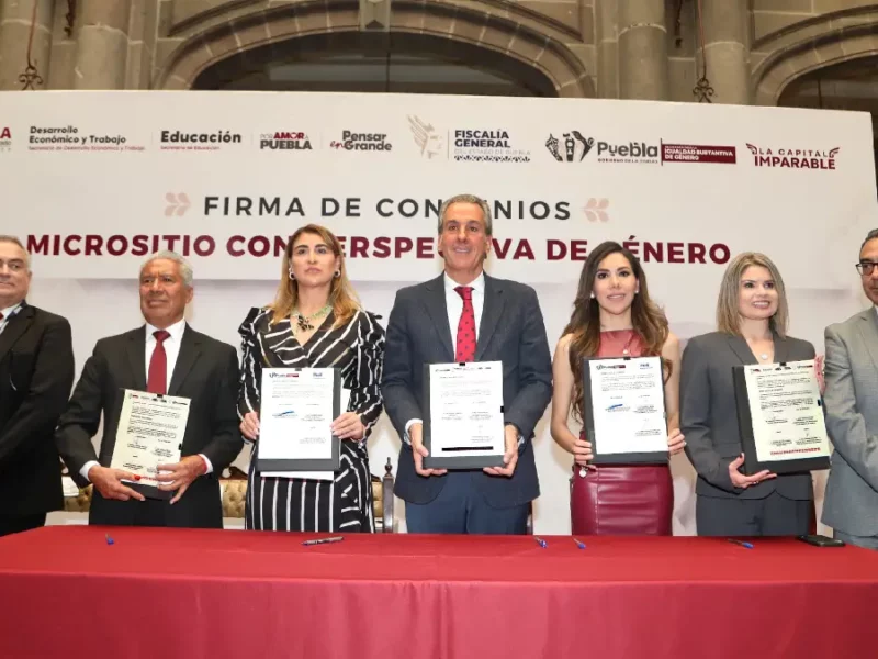 Formaliza Pepe Chedraui colaboración interinstitucional a favor de las poblanas
