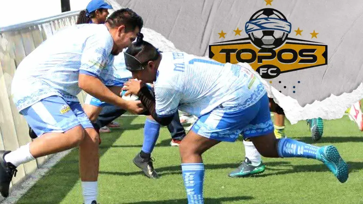 Topos FC buscarán segundo título en la Liga Nacional de Fútbol 5 para Ciegos 2025