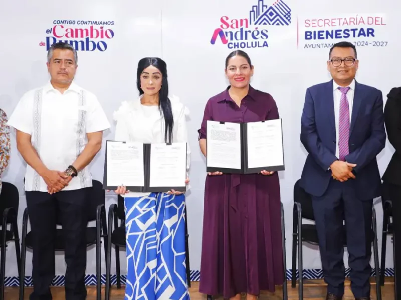 San Andrés Cholula y la CDH Puebla firman convenio para fortalecer los derechos humanos