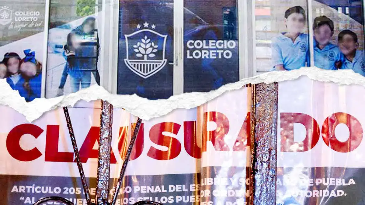 Colegio Loreto en Puebla es clausurado por incumplir normas de Protección Civil
