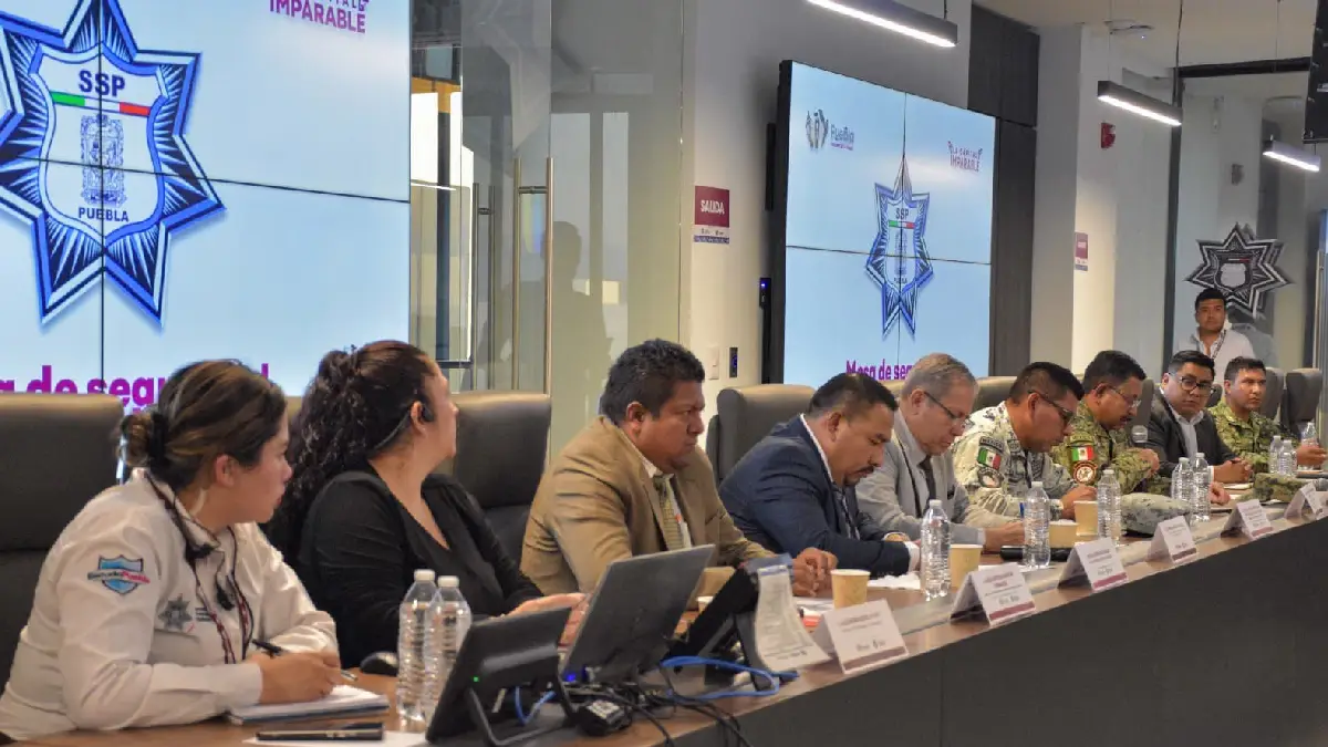 Con mesa de seguridad, gobierno de la ciudad fortalece paz social en Puebla