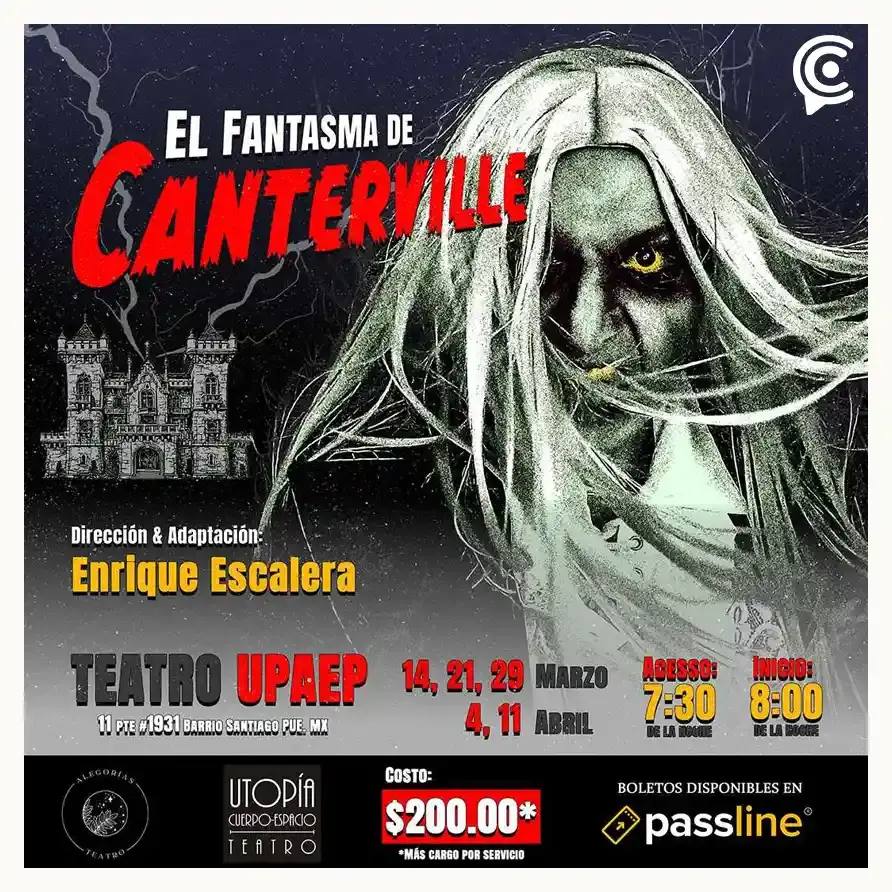 “El fantasma de Canterville” llega a Puebla en una obra de teatro en la UPAEP 