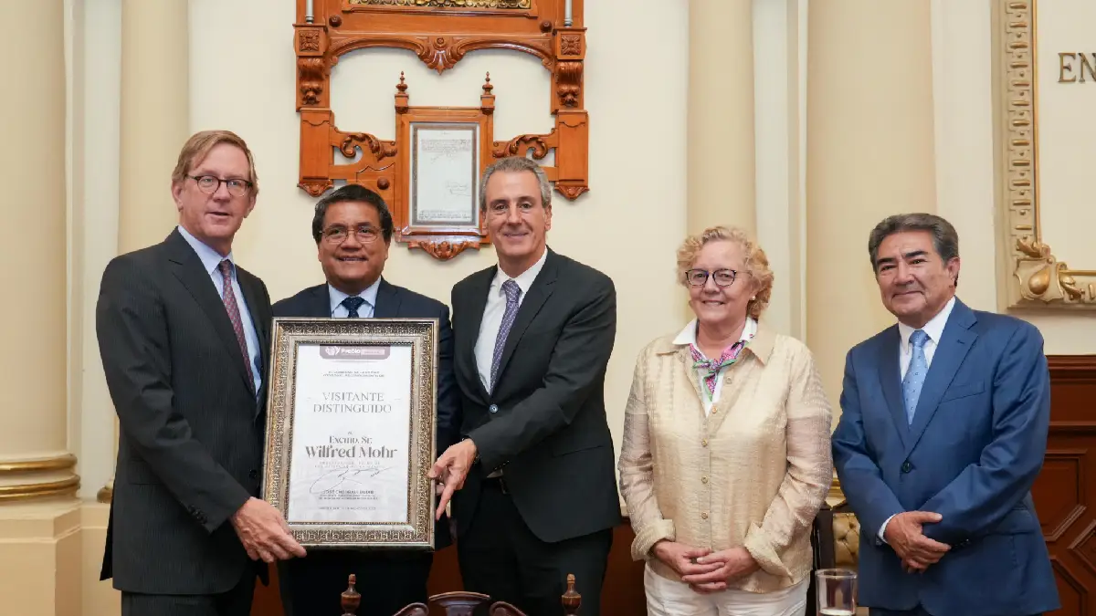 Reconoce Pepe Chedraui al embajador de Países Bajos como visitante distinguido
