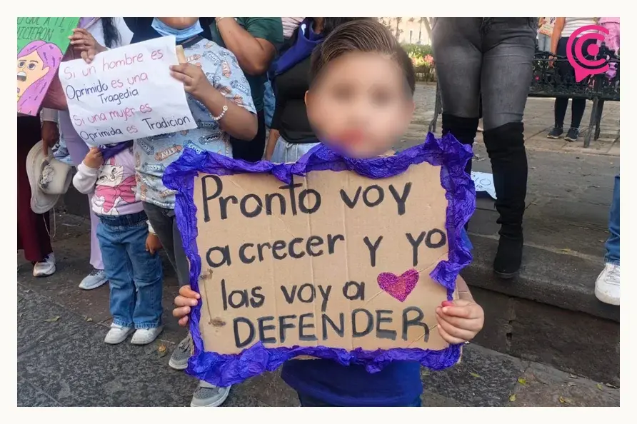 Marea Morada retumbó a Puebla con la exigencia de justicia este 8M de 2025
