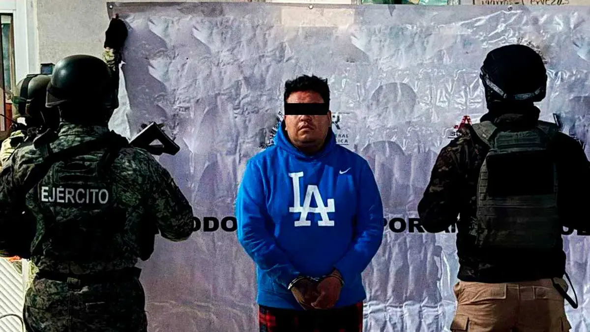 Detienen a sujeto con dosis de droga, en la colonia Jorge Murad, Puebla