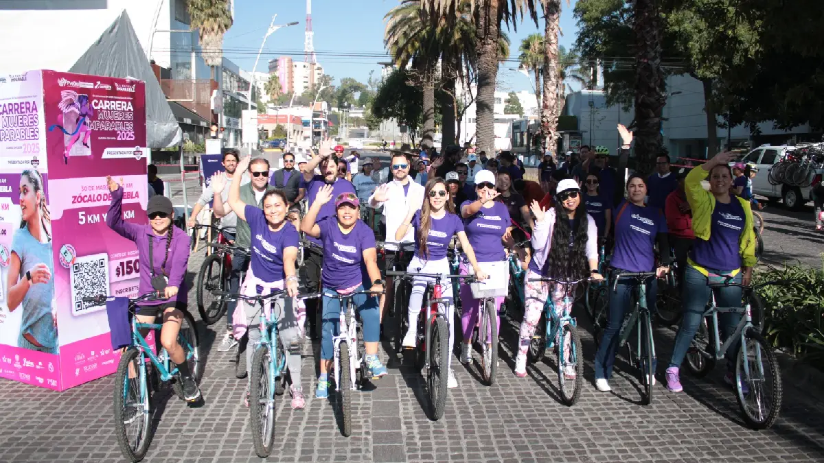 Realiza Gobierno de la Ciudad Rodada Pedaleando Juntas