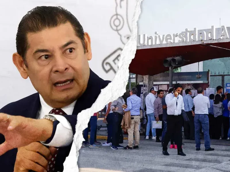 Alejandro Armenta pide a Antorcha Campesina “sacar las manos” del paro de la BUAP