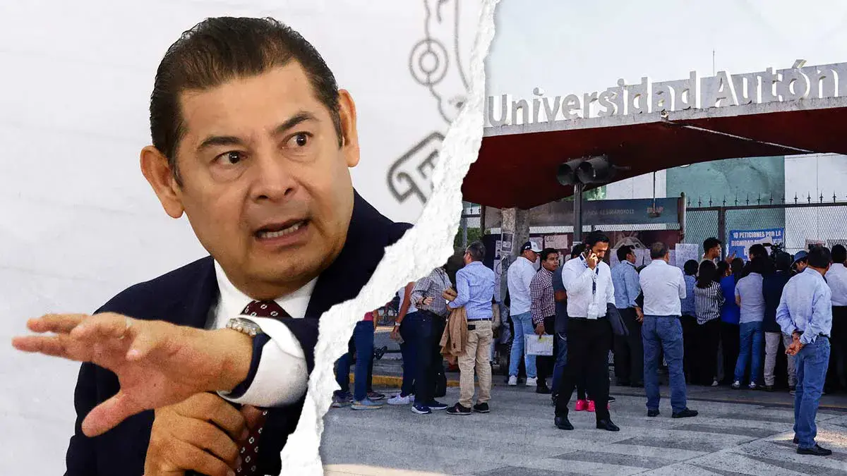 Alejandro Armenta pide a Antorcha Campesina “sacar las manos” del paro de la BUAP