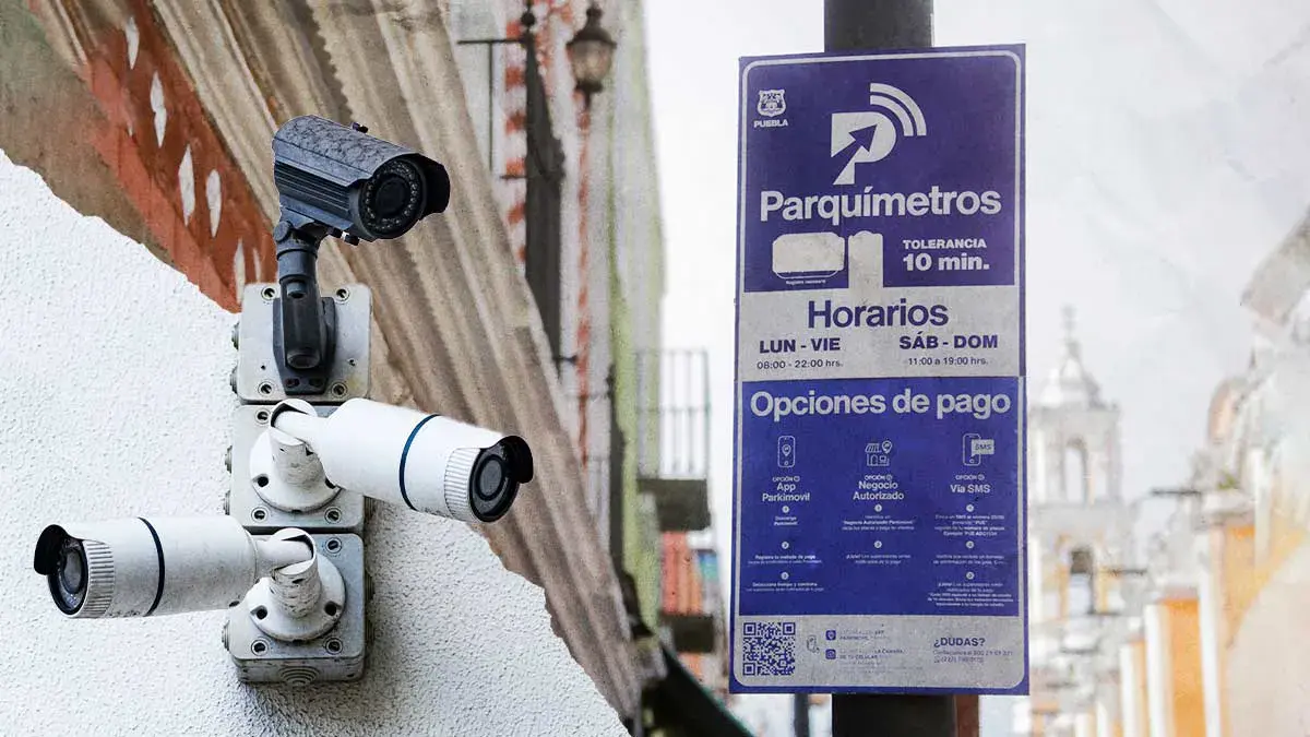 Ayuntamiento de Puebla vigilará con cámaras el uso correcto de espacio de parquímetros
