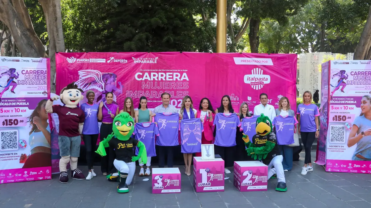 IMDP y la Secretaría de Igualdad Sustantiva presentan la playera y medalla de la Carrera “Mujeres Imparables”