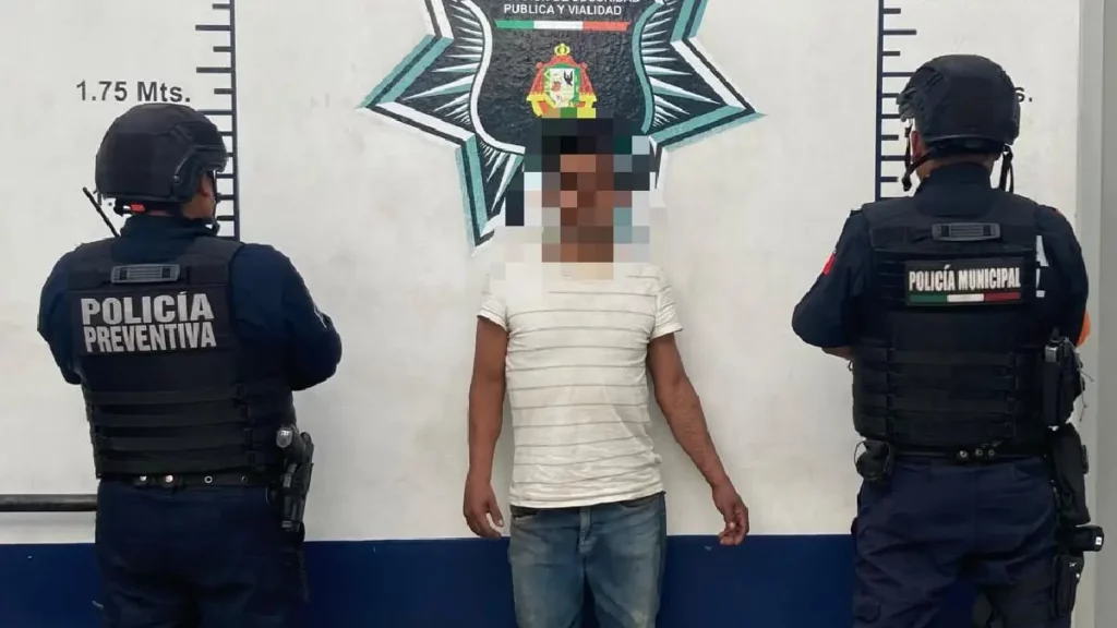 Secretaría de seguridad ciudadana de Atlixco evitan robo a institución pública de Metepec