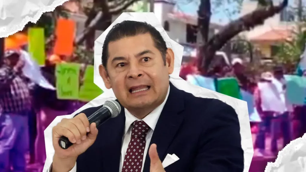 “No negociamos la ley”, advierte Alejandro Armenta sobre manifestación por detención de hermanos González Vieyra