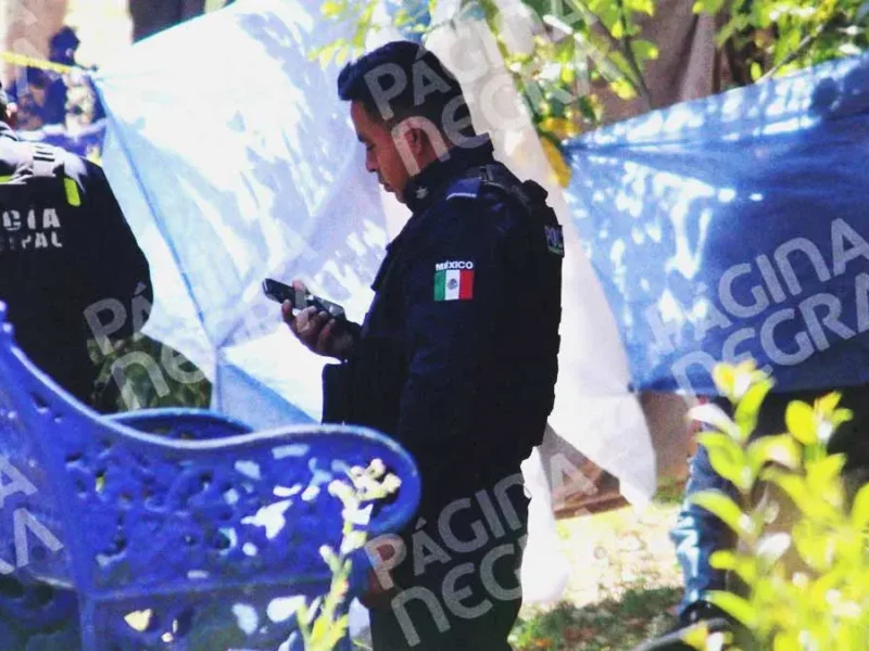 Hombre se quitó la vida colgándose de un árbol, en Parque Rómulo O Farril, Puebla 