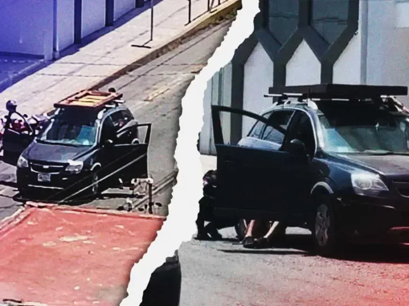 Tras pleito vial, automovilista resultó baleado en el Barrio de Santiago, Puebla