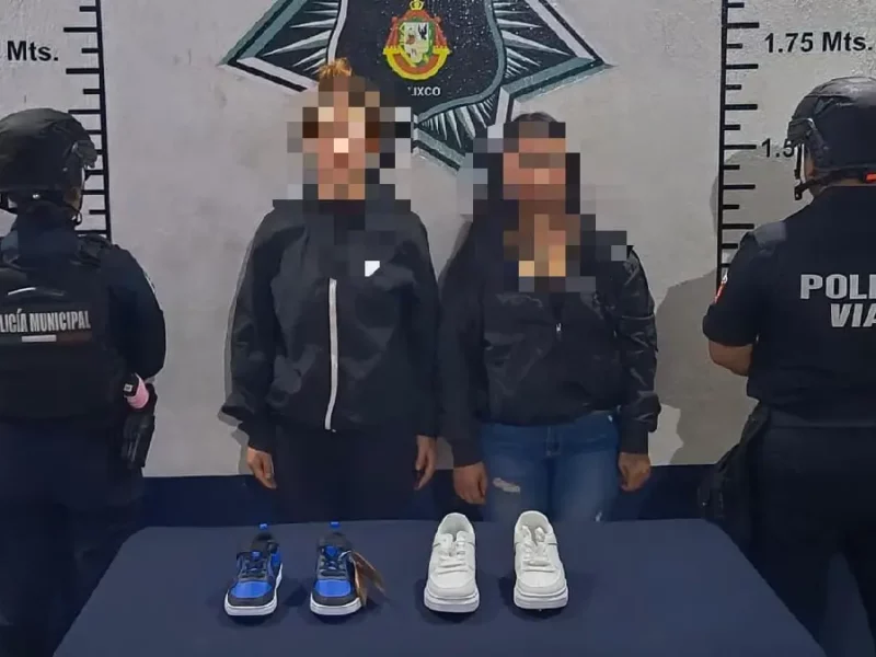 Policía de Atlixco frustra robo en Zapatería