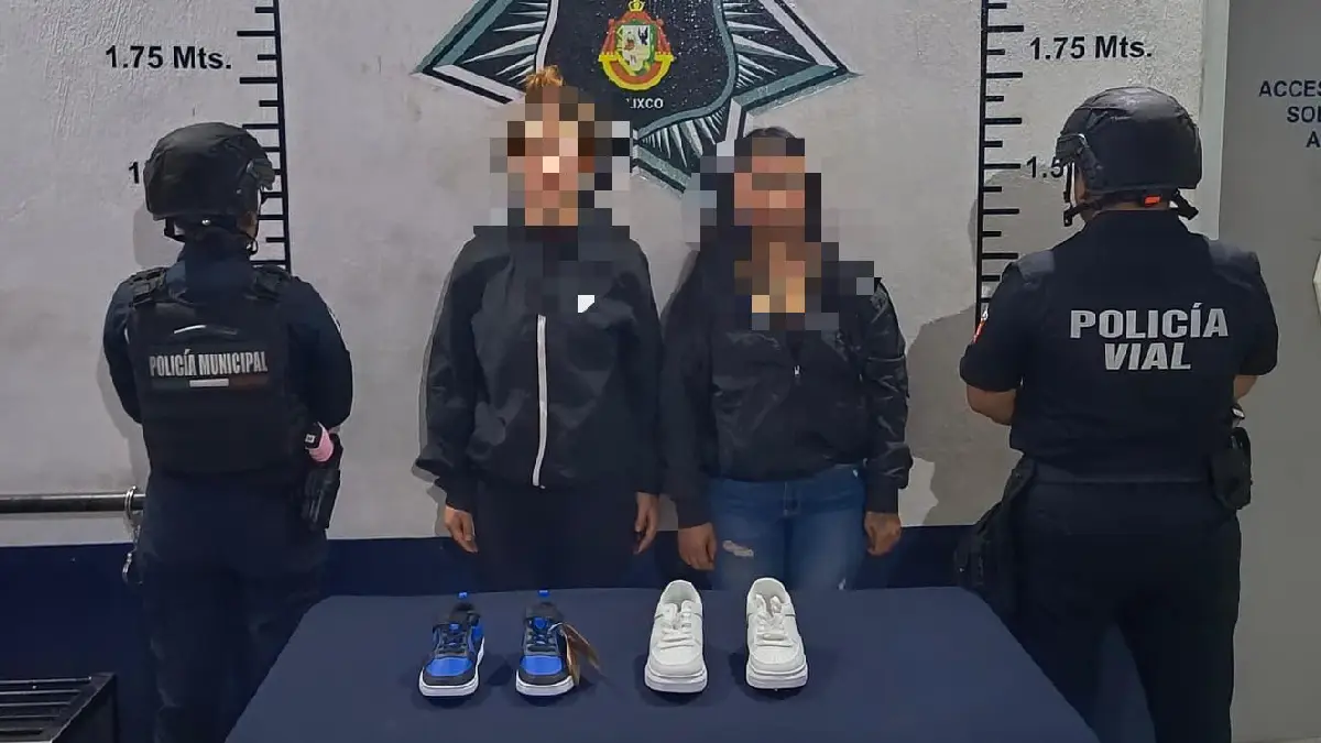 Policía de Atlixco frustra robo en Zapatería
