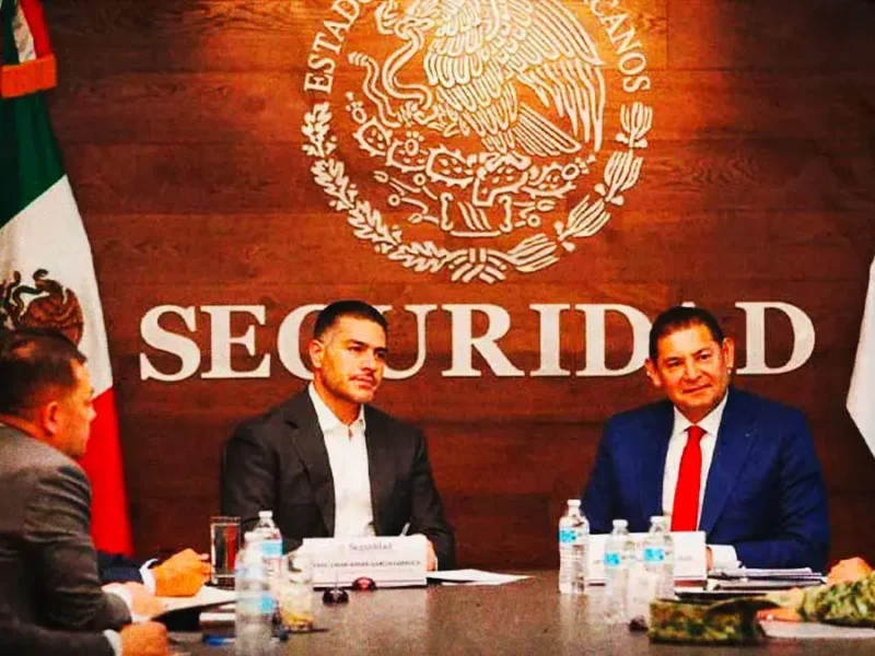 Alejandro Armenta se reúne con Omar García Harfuch para reforzar Estrategia Nacional de Seguridad 